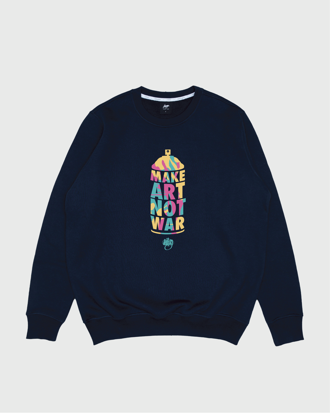 Wrung Crewneck OG Splash Navy