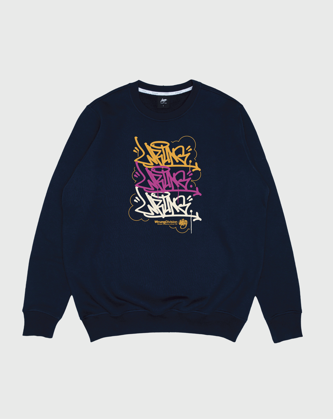Wrung Crewneck Soda Navy