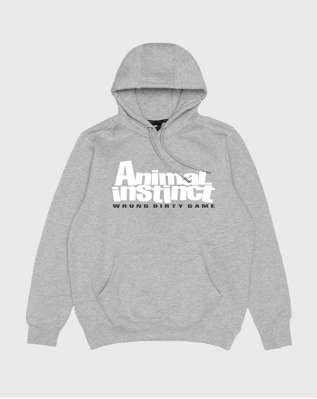 Wrung Hoodie Animal Instinct Gris