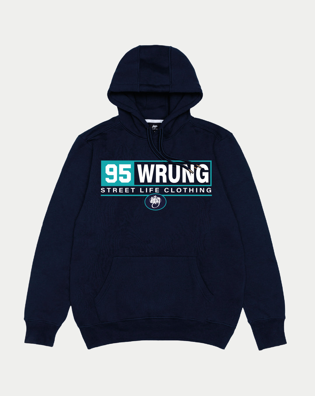 Wrung Hoodie Bootleg Navy