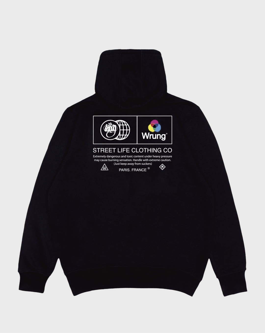 Wrung Hoodie Krylon Mood Noir