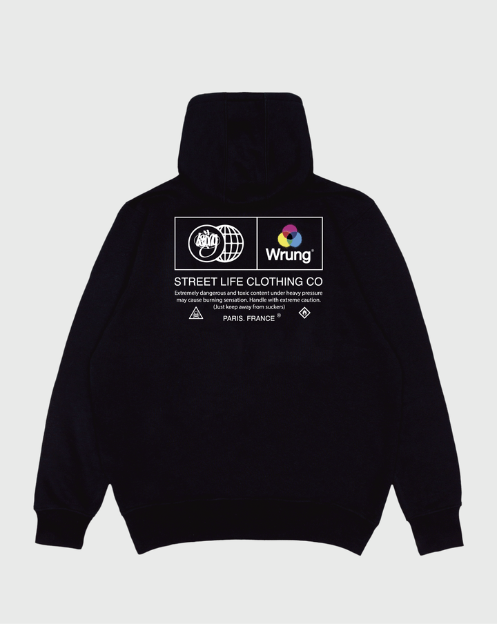 Wrung Hoodie Krylon Mood Noir