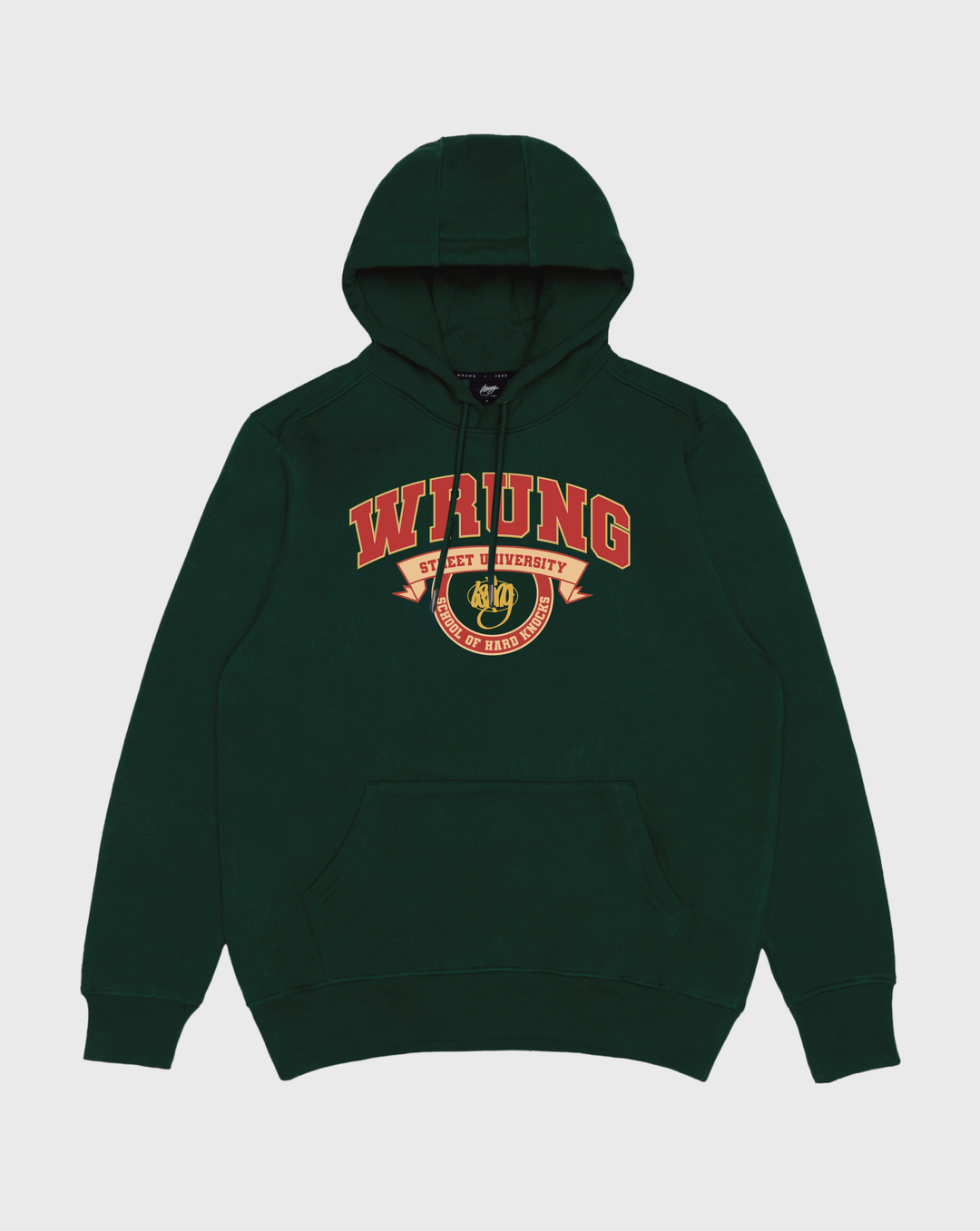 Wrung Hoodie Street University Vert