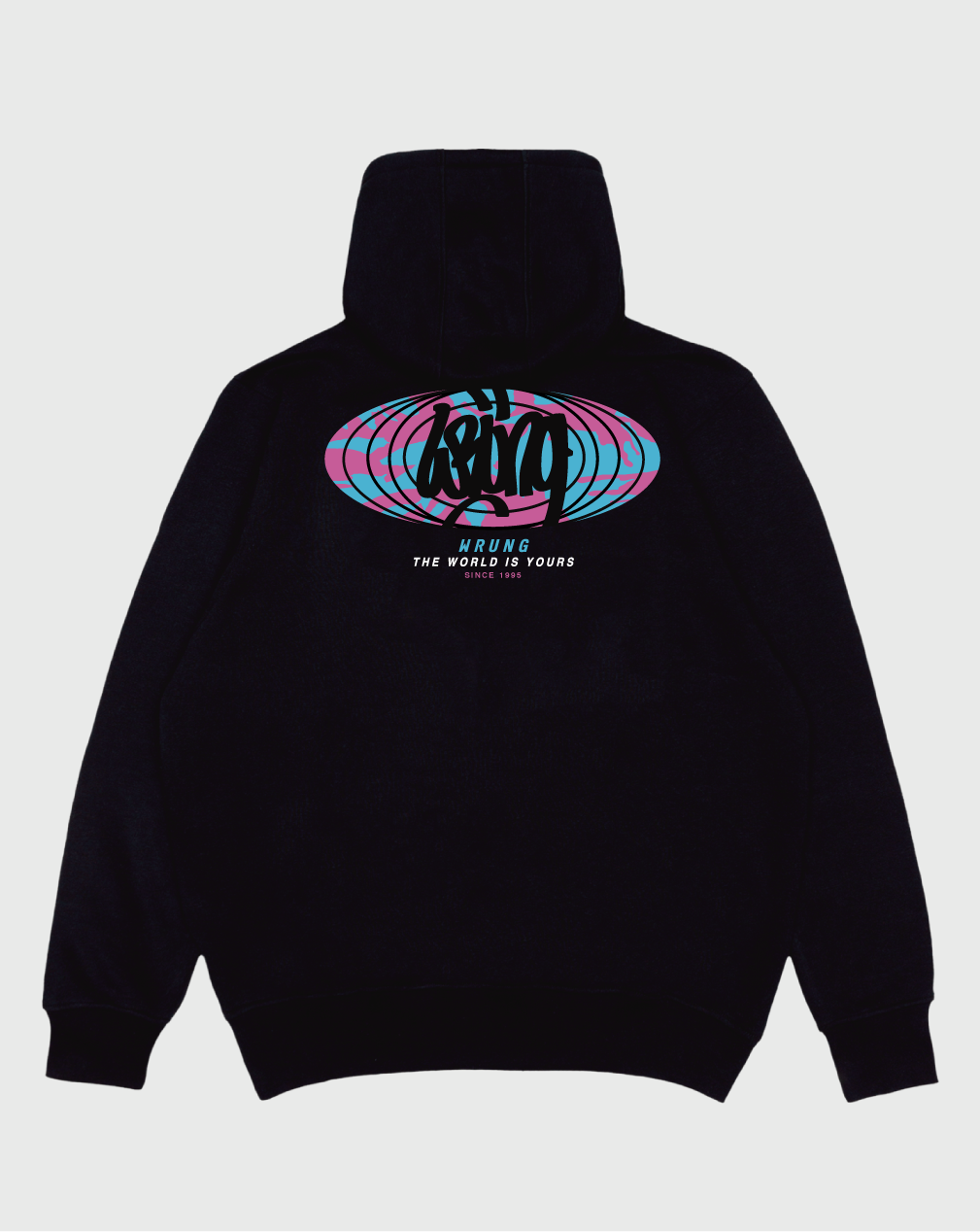 HOODIE WISH WORLD BLACK