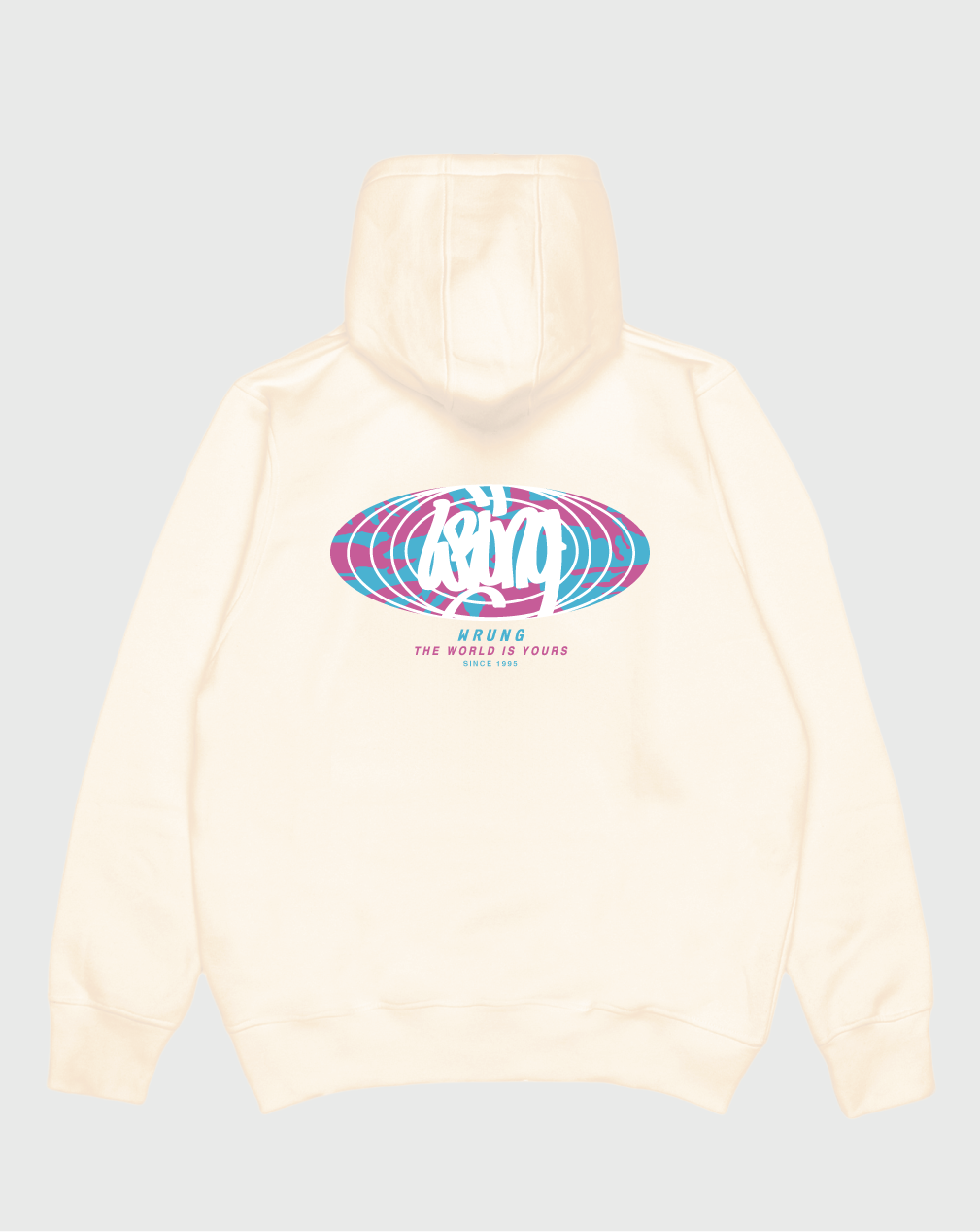 HOODIE WISH WORLD WHITE