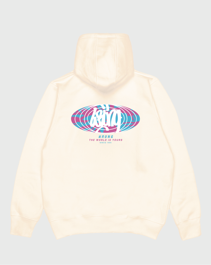 HOODIE WISH WORLD WHITE