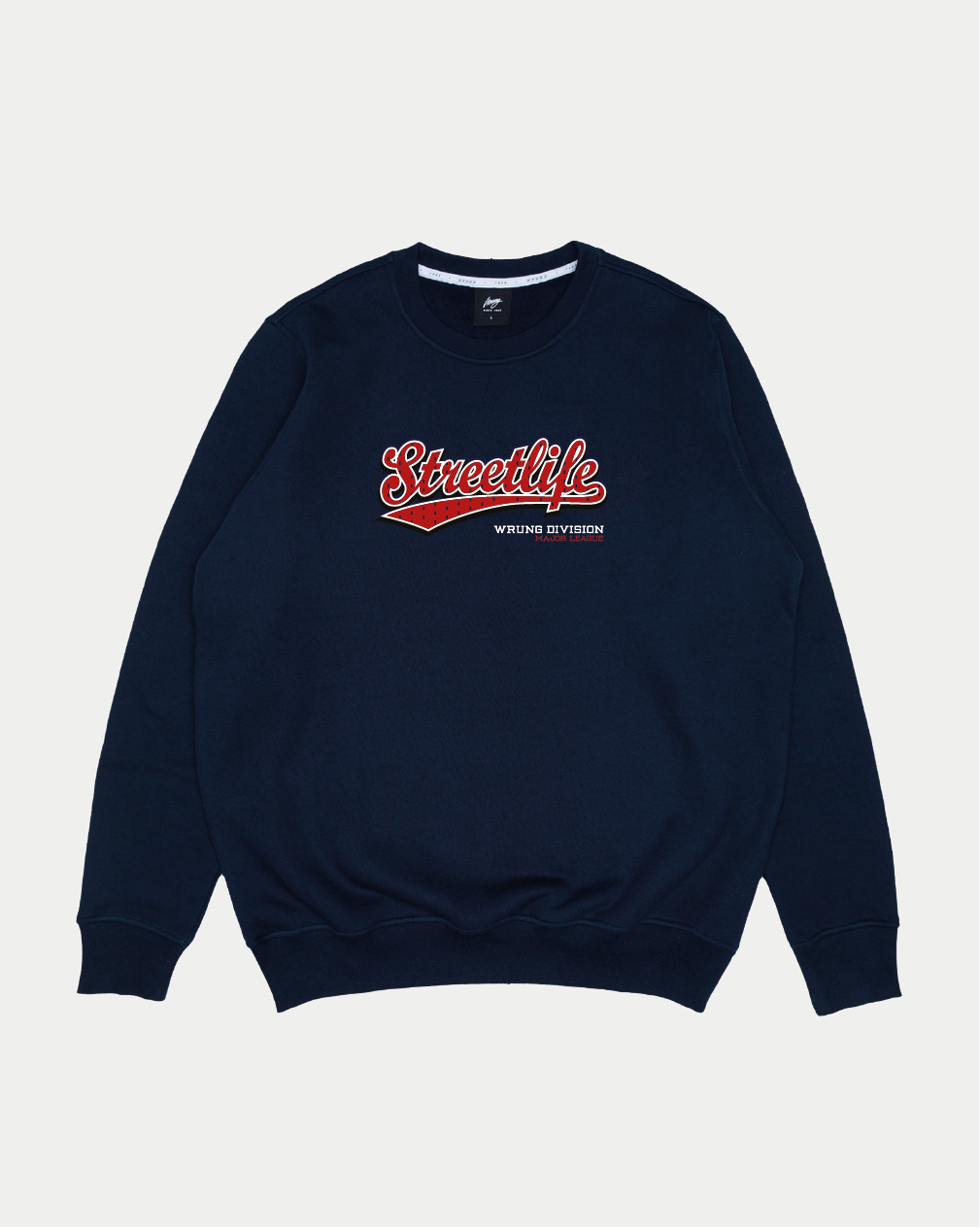 Wrung Crewneck Streetlife Navy